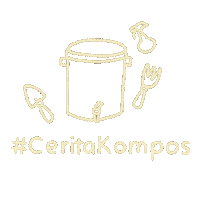Sustaination sustainable kompos sustaination kawankompos Sticker