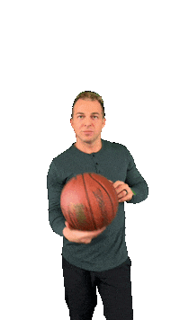 Justintye basketball spin pass bball Sticker