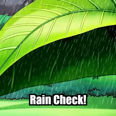 Garden Rain Check GIF by Chillo Dillo