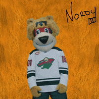minnesota wild thumbs down GIF by Nordy Wild