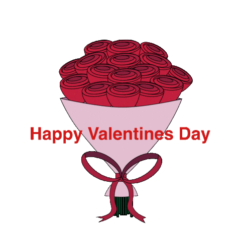 In Love Flowers Sticker