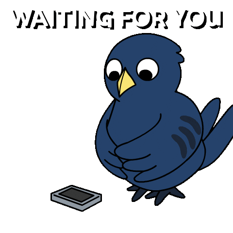 Waiting For You Texting Sticker by Ordinary Frends