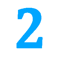 Number 2 Sticker by Deutsche Welle