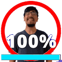 One Hundred Percent Sticker