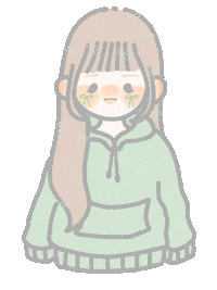 _mizuna_bc_ green かわいい blush ribbon Sticker