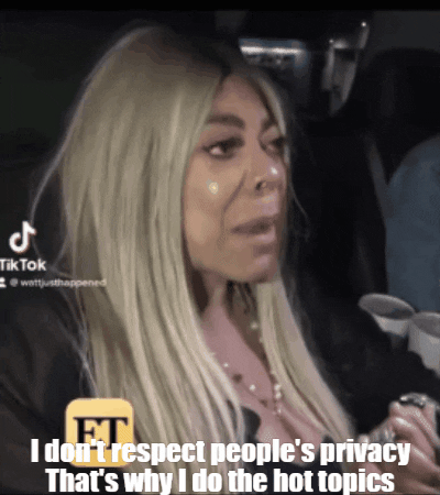 carlagifs giphygifmaker wendy williams hot topics e news GIF