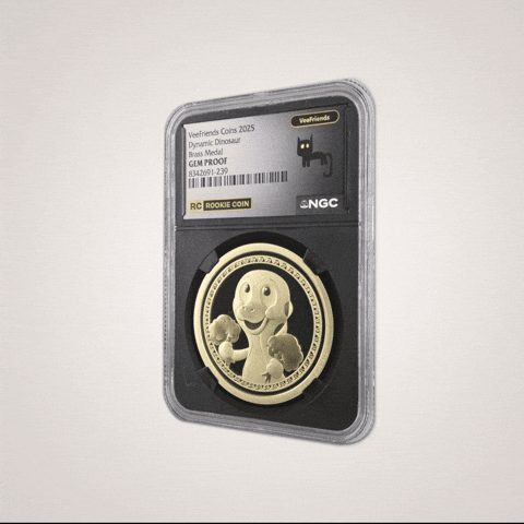 Dinosaur Coin GIF by VeeFriends