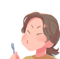 Eating Sticker