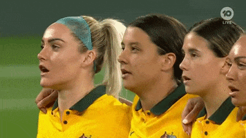 National Anthem Singing GIF by Football Australia