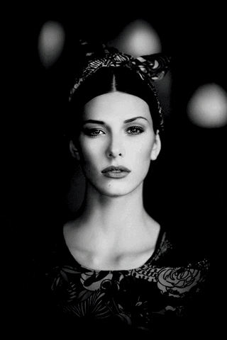 black and white colour GIF