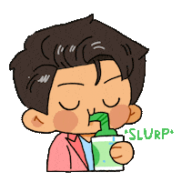 Smoothie Drinking Sticker by AJ