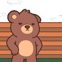 Teddy Bear No Sticker by BEARISH