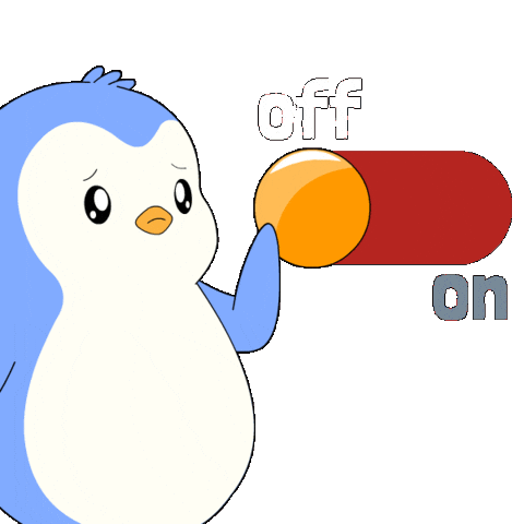 Tired Penguin Sticker by Pudgy Penguins