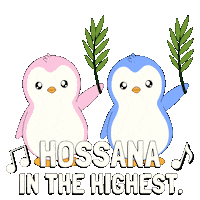 Palm Sunday Penguin Sticker by Pudgy Penguins