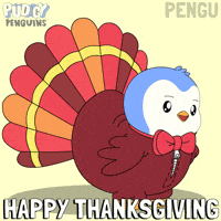 Thanksgiving Day Penguin GIF by Pudgy Penguins