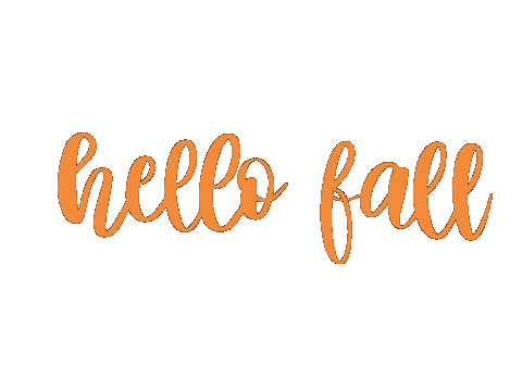 Fall Hello Sticker