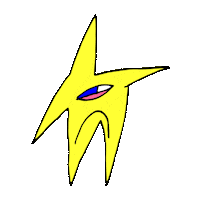 sad star Sticker