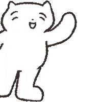 _stwang_ cat hello hi wave Sticker