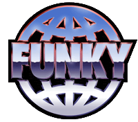 Logo 80S Sticker by Funky Snowboards