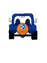 Unh Sticker by University of New Hampshire