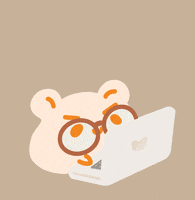 hamprints working laptop hamster uni GIF