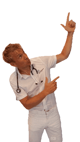 DrMarquardt giphyupload running zeigen arzt Sticker