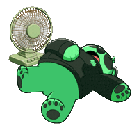 Summer Time Sleeping Sticker by SuperVerse