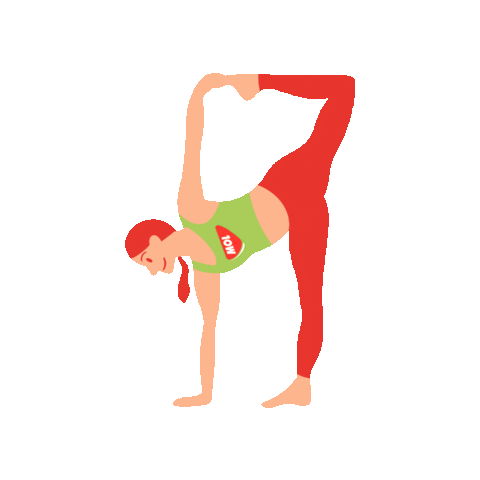 Yoga Joga Sticker by MOL Magyarország for iOS & Android | GIPHY