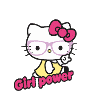 Working Hello Kitty Sticker by Sanrio License Europe