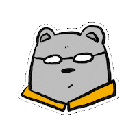 Mrbear Sticker by Soysauceeggrice Studio