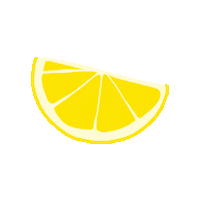 clairelapaillette summer yellow fresh lemon Sticker