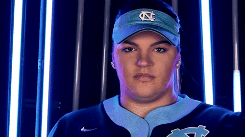 Carolina Unc Softball GIF by UNC Tar Heels
