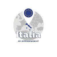 youthprojectsgroup italia map maps european union Sticker