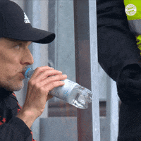 Football Drinking GIF by FC Bayern Munich