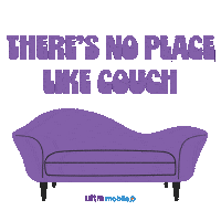 UltraMobile home orange chill relax Sticker