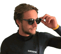 sunglasses flirt Sticker by Mysticboarding