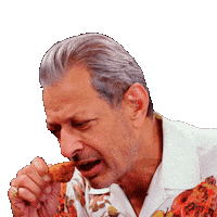 Hungry Jeff Goldblum Sticker by First We Feast