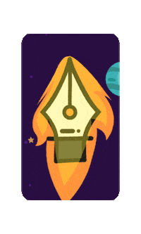 RodrigoFr space ai 2d ship Sticker