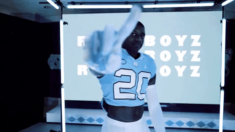North Carolina Football GIF by UNC Tar Heels