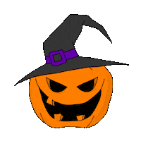 lieblings-stueck halloween spooky creepy pumpkin Sticker