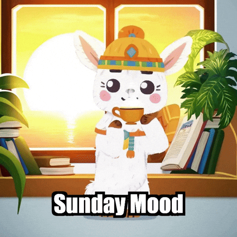 Relaxation Sunday Mood GIF by Llamaozi