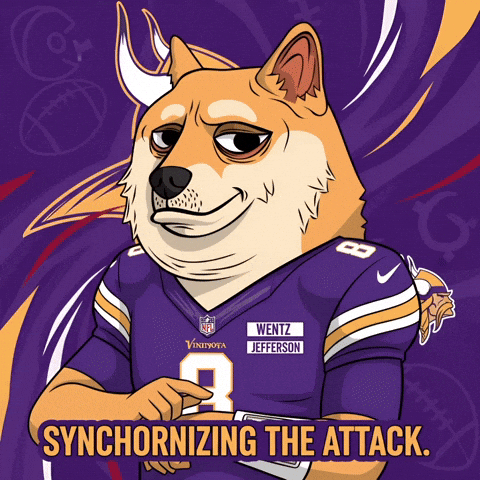Shiba Inu Football GIF by Doge Pound