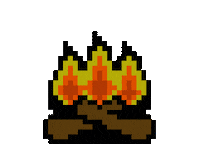 OldSchoolRuneScape pixel fire games video games Sticker