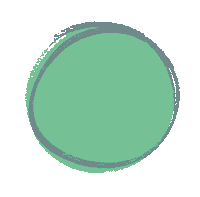 Circle Shape Sticker by zandraart