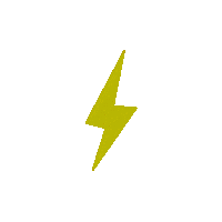 Lightning Thunder Sticker by Snappingfingers