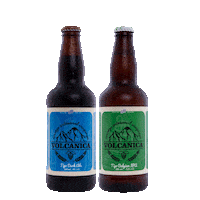 volcanica ipa artesanal brindis cerveza artesanal Sticker