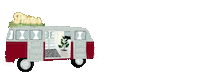 Vw Bus Dolly Sticker by Blessings In A Backpack