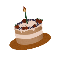 Celebrating Happy Birthday Sticker