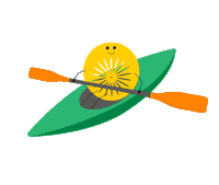 Kayaking Uw Madison Sticker by Wisconsin Union