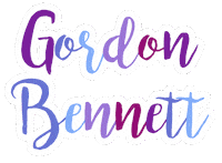 Text Gordon Sticker by ReVIBe Marketing